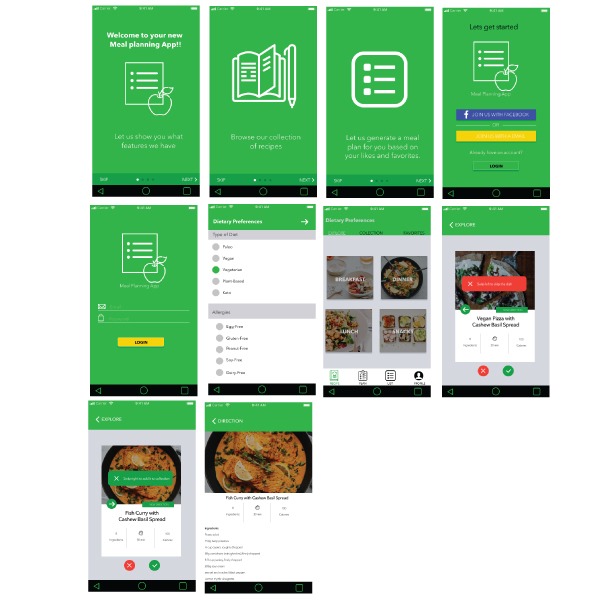 Meal Planning App PIXEL ART