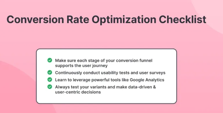 Conversion rate optimization