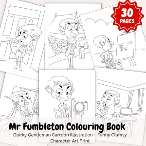 Mr. Fumbleton Coloring Book